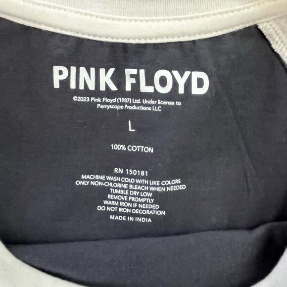 Grayson Threads Pink Floyd Crop Tee Shirt in Large - Picture 7 of 8
